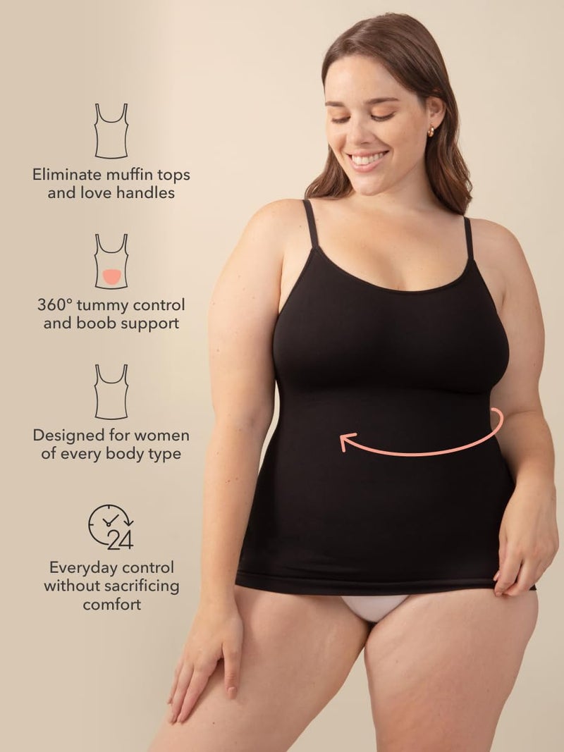 SHAPERMINT Womens Tops - Scoop Neck Cami Body Shaper for Women, Shapewear Tummy Control, Camisole Tank Tops for Women - Image 2